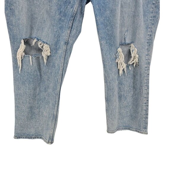 Abercrombie & Fitch Womens Plus Size 24S The 90's Straight Ultra High Rise Jeans - Picture 2 of 13